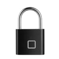 Smart Fingerprint Padlock - Rechargeable Waterproof Biometric Lock