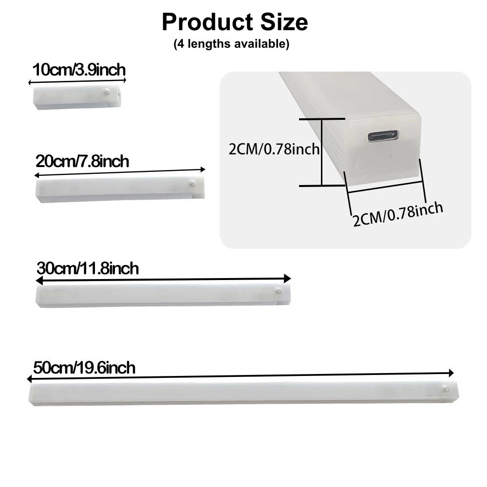 Wireless Motion sensor LED Light - USB Rechargeable Cabinet & Closet Light