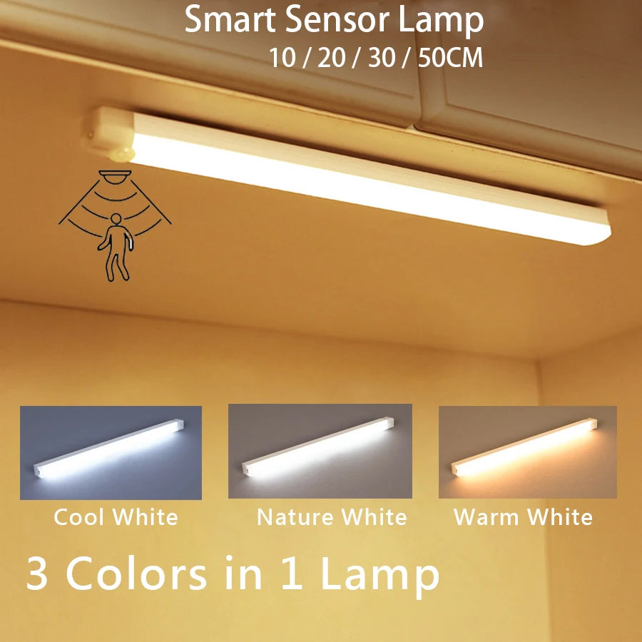 Wireless Motion sensor LED Light - USB Rechargeable Cabinet & Closet Light